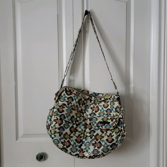 GIANT Diaper bag. Monkey pattern - Picture 1 of 10